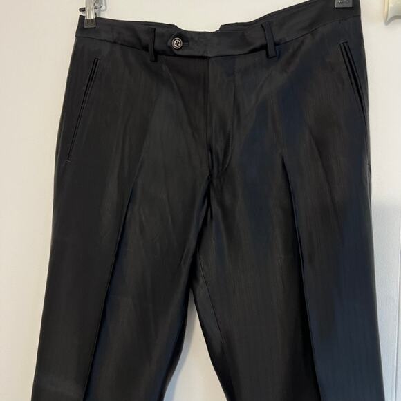 Protocolo Men's 3-Piece Tuxedo Black Suit - Picture 11 of 16